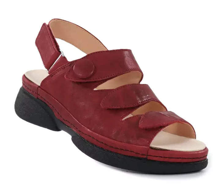 Think! women's genuine leather sandals 000587-5100 Cambio red - Women's work shoes - 140082 - 1