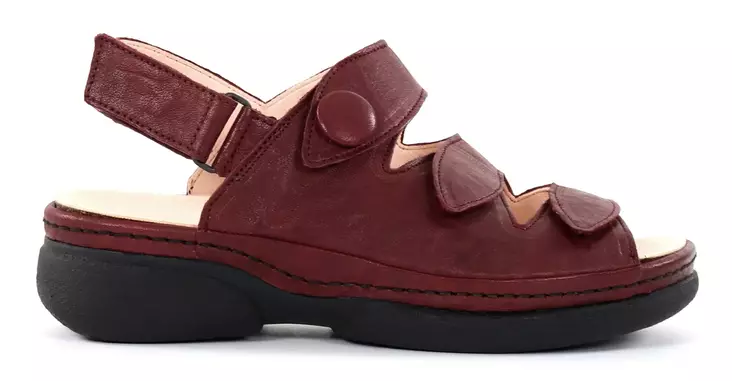 Think! women's sandals Cambio 000587-5080 burgundy - Women's work shoes - 137772 - 1