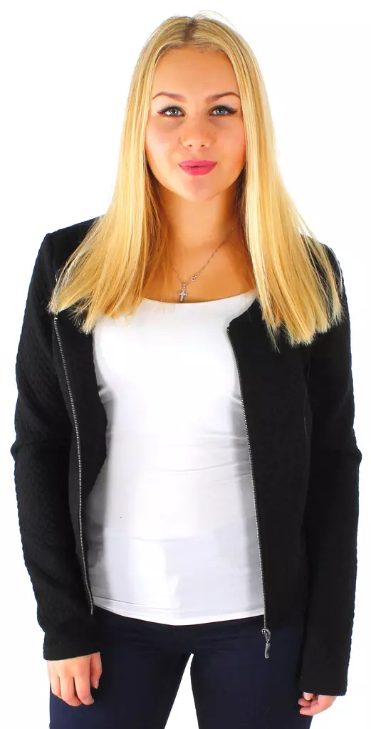 Vila Women's Jacket new short, black, light gray, dark gray - Women's jackets and blazers - 115292 - 1