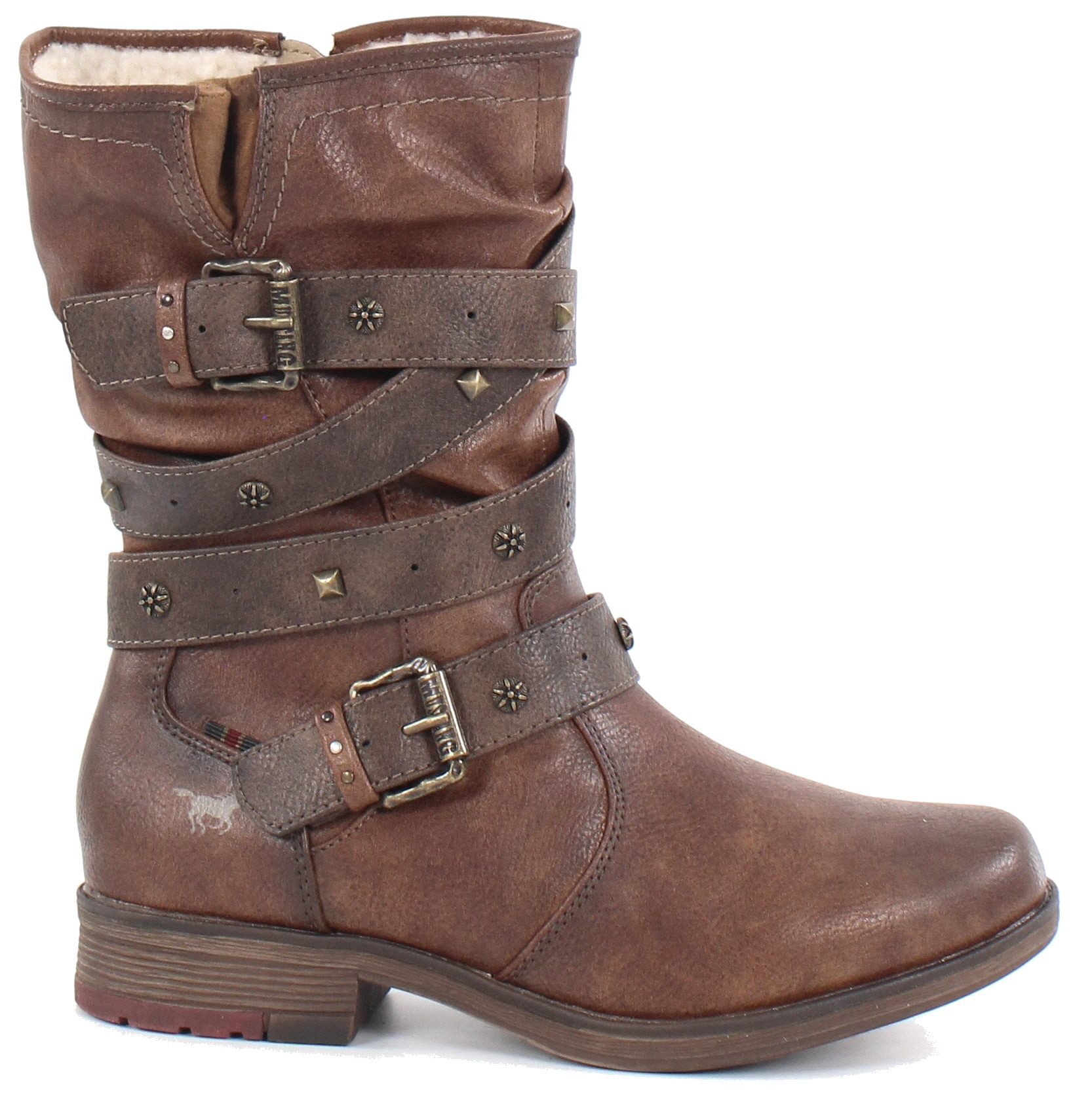mustang navy boots