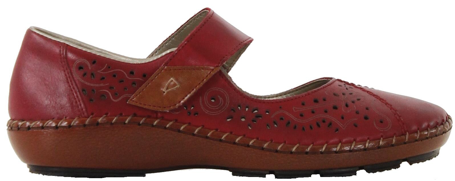 Rieker Walking shoes 44896-33 red - Stilettoshop.eu webstore