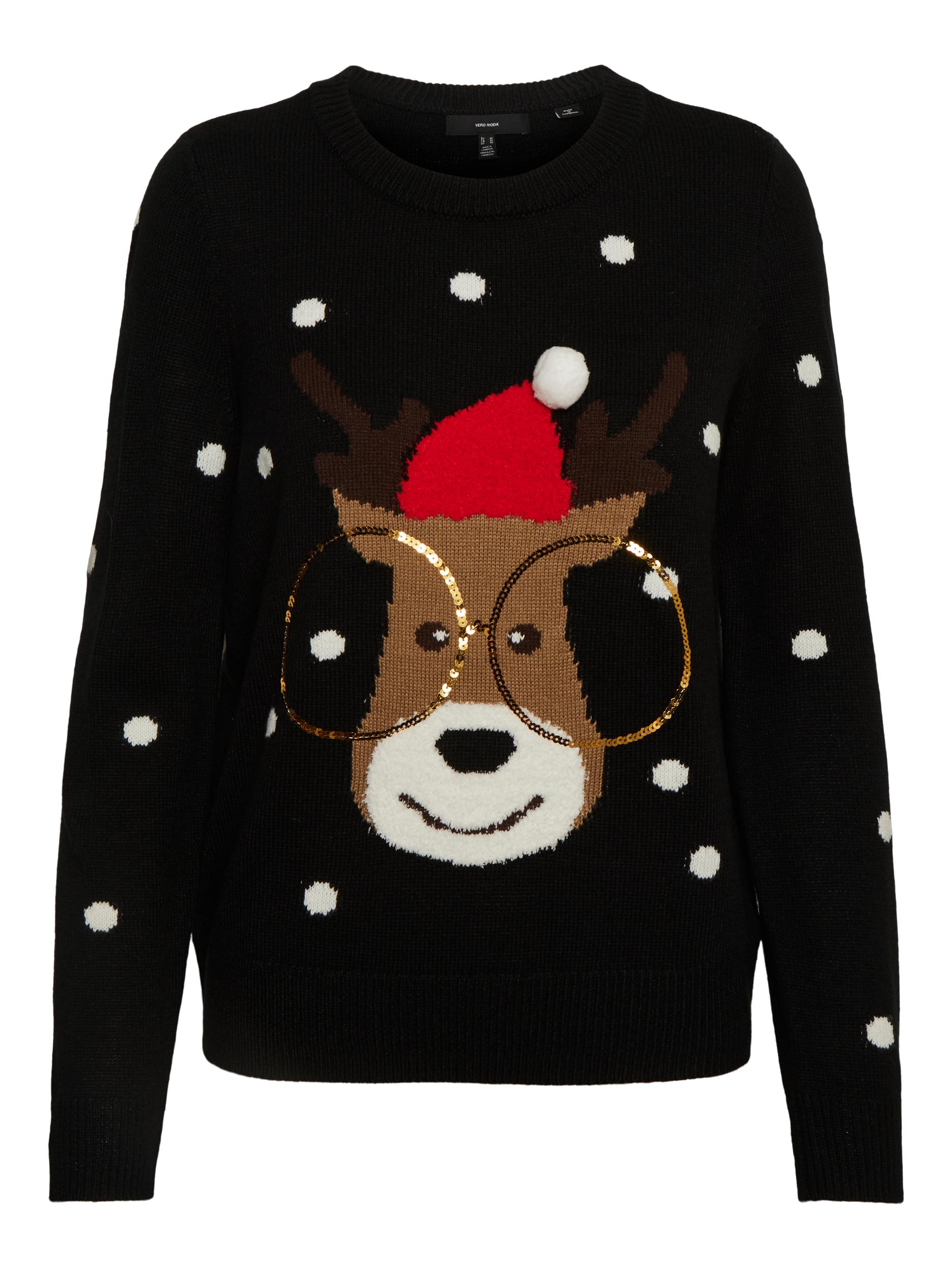 Vero Moda Sweater Tinsel xmas, black webstore