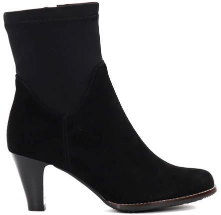 Fuzz Ankle Boots 554, Black - Women's ankle boots - 127213 - 1