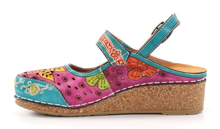 Laura Vita Sandals Facscineo 0321 turquoise - Women's sandals - 135263 - 2