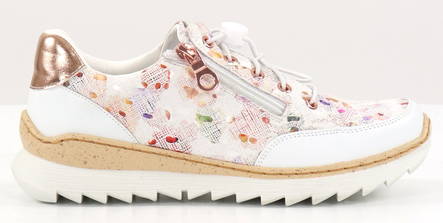 Migant Walking shoes A926-34 white flower - Migant women`s walking shoes - 133273 - 1