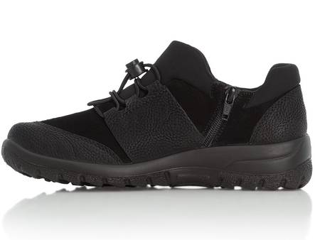 Rieker Walking Shoes L7180-00, Black - Rieker women`s walking shoes - 127383 - 2
