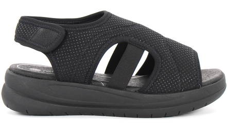 Rieker Sandals D4256-02, Black - Rieker women`s sandals - 123423 - 1