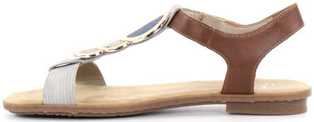 Rieker Sandals 64278-42, Grey/multi - Rieker women`s sandals - 125973 - 2