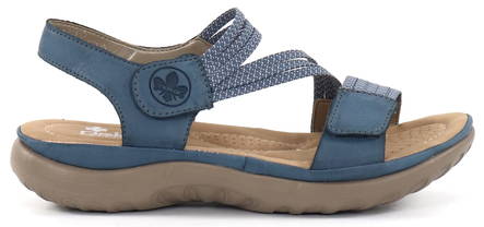 Rieker Sandals 64870-14 blue - Rieker women`s sandals - 133363 - 1