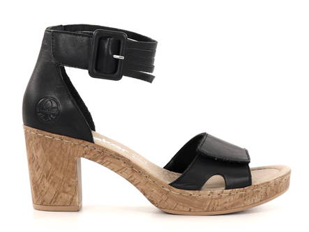 Rieker women's sandals 66894-00 black - Rieker women`s sandals - 135843 - 1
