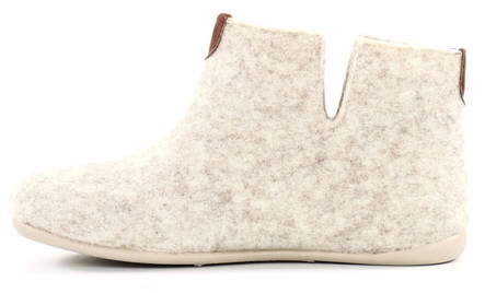 Shepherd Women Slippers, felted wool Ester beige - Women's slippers - 129473 - 2