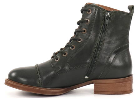 Ten Points Ankle Boots 60004 Pandora Dark green - Women's ankle boots - 131443 - 2
