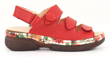 Think! Sandals Cambio 000587-5020 Fire/Kombi - Women's work shoes - 132853 - 1