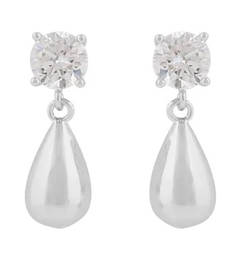 Snö of Sweden Earrings Fanny small silver - Earrings - 136723 - 1