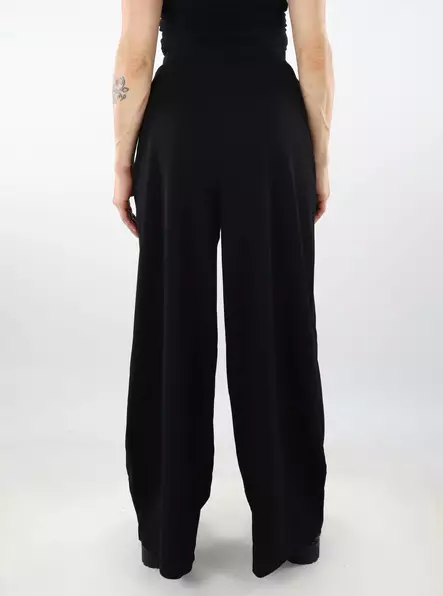 Vero Moda women's wide leg pants Liva HW black - Women's trousers - 136993 - 2