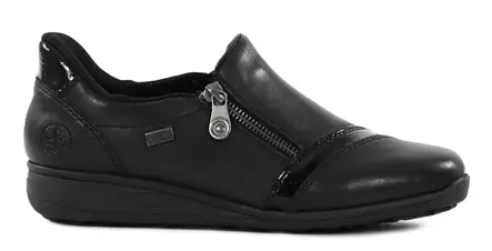 Rieker Women's Wide-Last Walking Shoes 47264-00 Black - Rieker women`s walking shoes - 138933 - 1