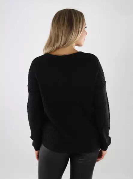 JDY women's sweater JDYNEW Pullover black - Women's knitwear - 139073 - 2