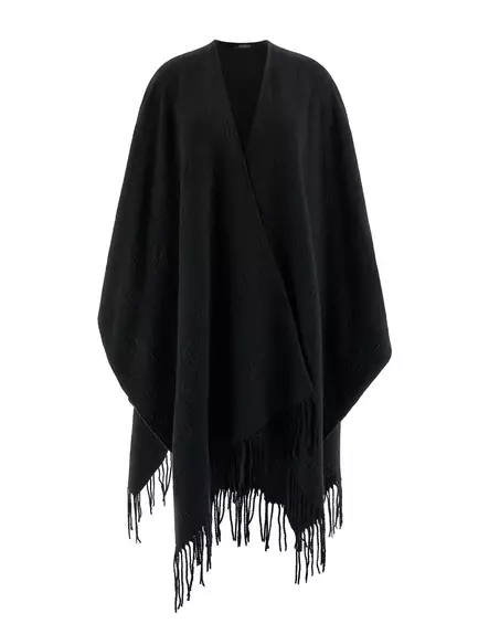 Guess Poncho AW5421POL03 BLA black - Women's capes and ponchos - 139113 - 1