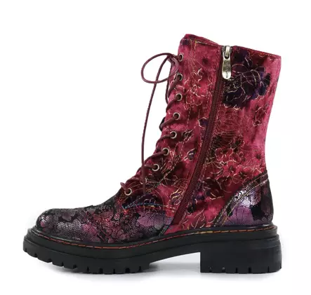 Laura Vita women's ankle boots Kandyo 83 rouge - Women's ankle boots - 139533 - 2