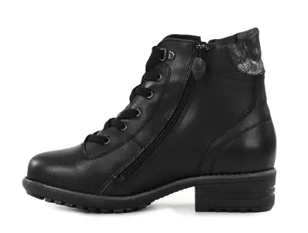Ilves women's ankle boots 2384 black nappa/print - Women's ankle boots - 139803 - 2