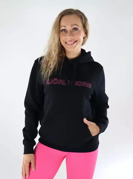 Björn Borg Women's Hoodie Essential 3 Black - Women's hoodies and colleges - 139083 - 1