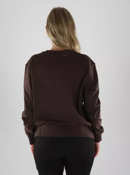 JDY Sweatshirt JDYAMALFI LIFE coffee bean - Women's hoodies and colleges - 141303 - 2