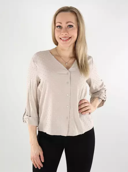 JDY shirt Life chateau grey - Women's long sleeved shirts - 137783 - 1