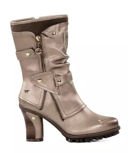Mustang Women s Ankle Boots 1141 606 221 Bronze Stilettoshop.eu webstore