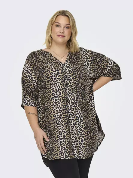 Only Carmakoma plus size tunic Nova Tunic Dress timber wolf - Dresses and tunics - 137933 - 1