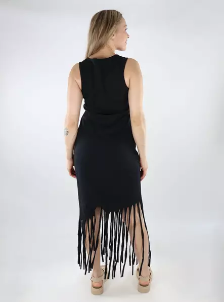 Only fringe dress Fringe black/wide fring - Dresses and tunics - 138733 - 2