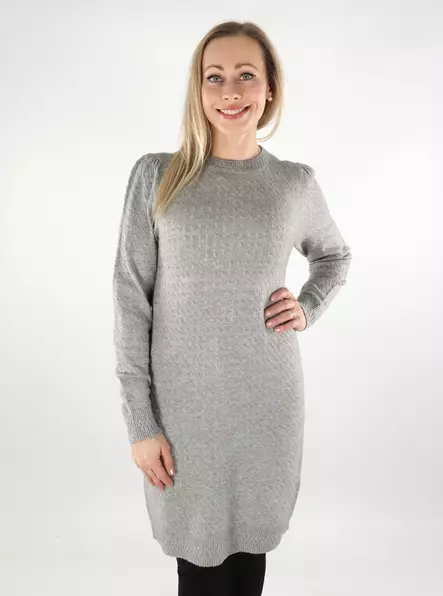 Only Cardigan Puff medium grey - Women's knitwear - 137333 - 1