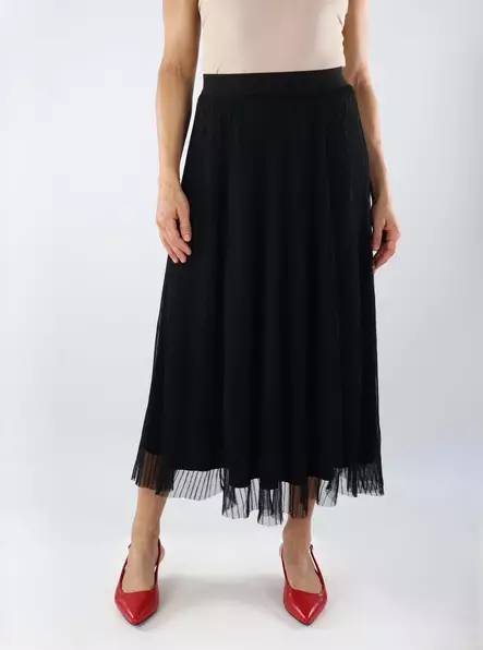 Only pleated skirt black - Skirts - 139003 - 1