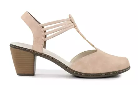 Rieker pumps / sandals 40901-31 pink - Women's pumps and high heels - 138003 - 1