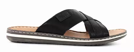 Rieker men's mules 21082-00 black - Men's sandals - 138203 - 1