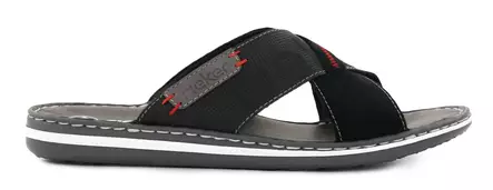 Rieker men's slippers 21098-02 black - Men's sandals - 140503 - 1