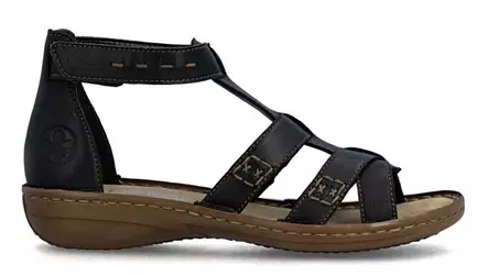 Rieker women's sandals 60860-01 black - Rieker women`s sandals - 140803 - 1