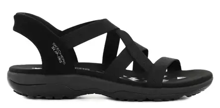 Skechers Women's Slip Ins Sandals 163460/BBK REGGAE SLIM - STRETCH FLEX black - Skechers women`s sandals - 140553 - 1