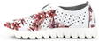 Fly Flot Walking Shoes 6511 rosso - Women's walking shoes - 128313 - 2