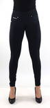 Freddy pants Mid Waist Skinny Foldable black - Women's trousers - 134123 - 1