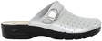 Golden Fit Mules 616 C high-gloss silver - Women's work shoes - 125323 - 1