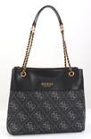 Guess Bag Berta coal logo - Handbags - 132653 - 1