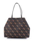 Guess Vikky Tote bag brown logo - Handbags - 134633 - 3
