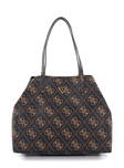 Guess Vikky Tote bag brown logo - Handbags - 134633 - 2