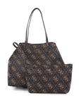 Guess Vikky Tote bag brown logo - Handbags - 134633 - 1