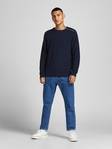 Jack&Jones Sweater Ranto, black, blue - Men's knitwear - 129093 - 2