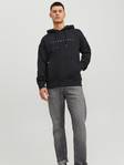 Jack & Jones Black Hoodie Star - Men's hoodies - 133913 - 2