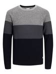 Jack&Jones Sweater Pannel navy blazer - Men's knitwear - 132163 - 4