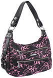 Nabo Bag Marris NK2014, Black/Purple - Handbags - 130933 - 2