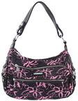 Nabo Bag Marris NK2014, Black/Purple - Handbags - 130933 - 1