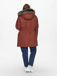 Only Carmakoma Coat roastedrusset - Women's parka coats - 129433 - 2